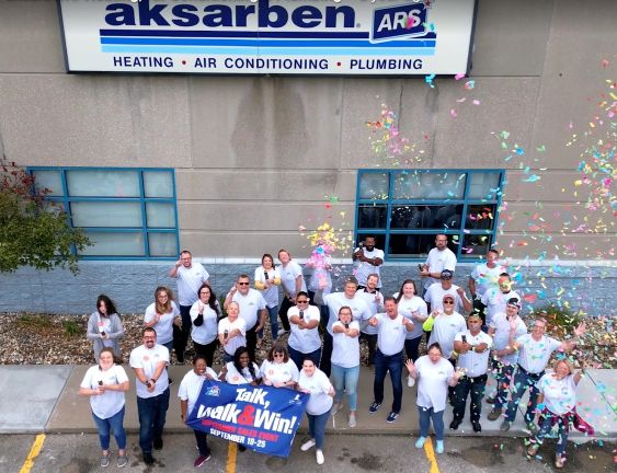 Aksarben team celebrating
